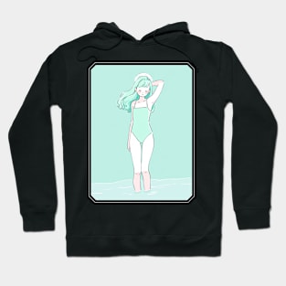 bathing in the turquoise world Hoodie